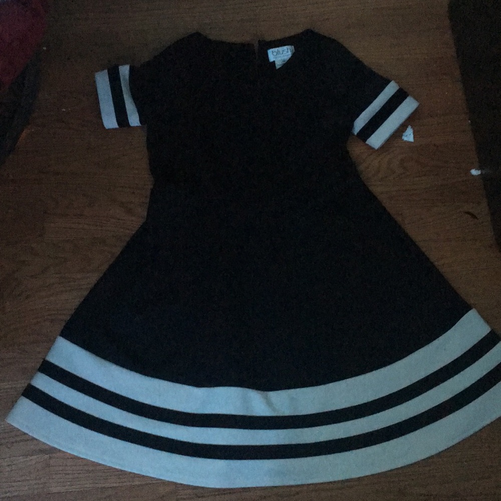Black and white dress